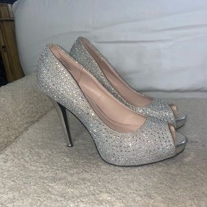 Camille La Vie Bedazzled Heels